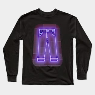 Neon Pants on the Wall on Your Shirt Long Sleeve T-Shirt